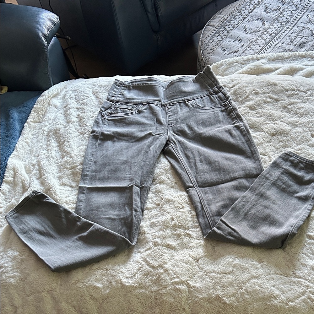 SPANX Gray Slimming Skinny Jeans
